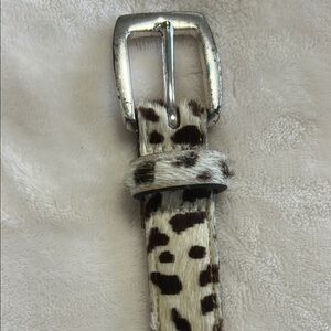 GAP cow print leather 30” belt